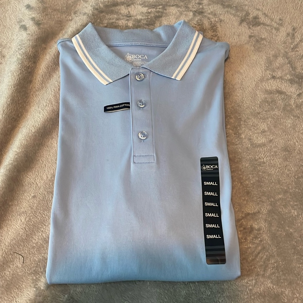 Boca Classics size small polo shirt brand new